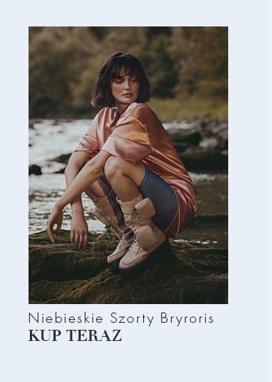 Niebieskie szorty Bryrois