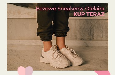 Beżowe Sneakersy