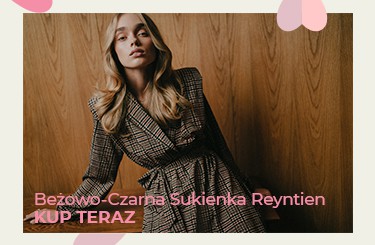 Beżowa Sukienka
