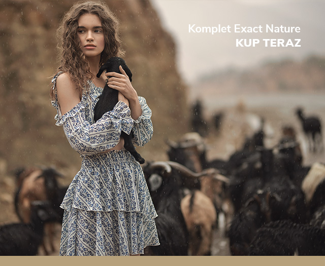 Kremowy Komplet Exact Nature