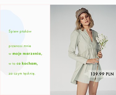Pastelowa sukienka
