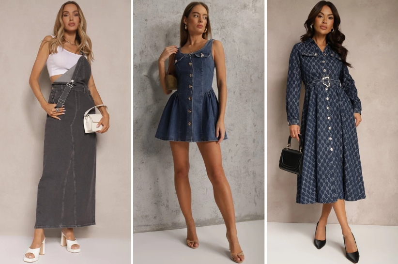 Jeansowa sukienka jako manifest stylu. Jak nosić denim w wersji it-girl?