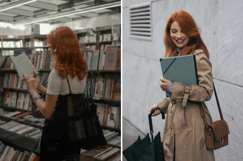 Stylizacje do rudych włosów – jaki kolor pasuje do rudego?