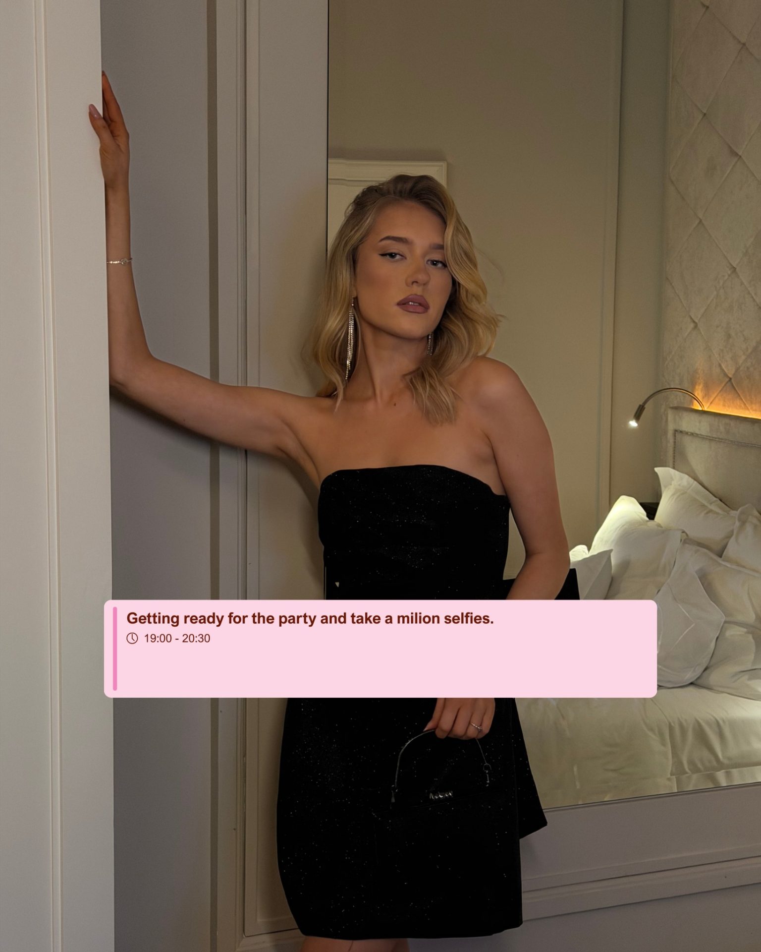 Party loading… ✨ one more selfie.
Sukienka Salindria: 356337