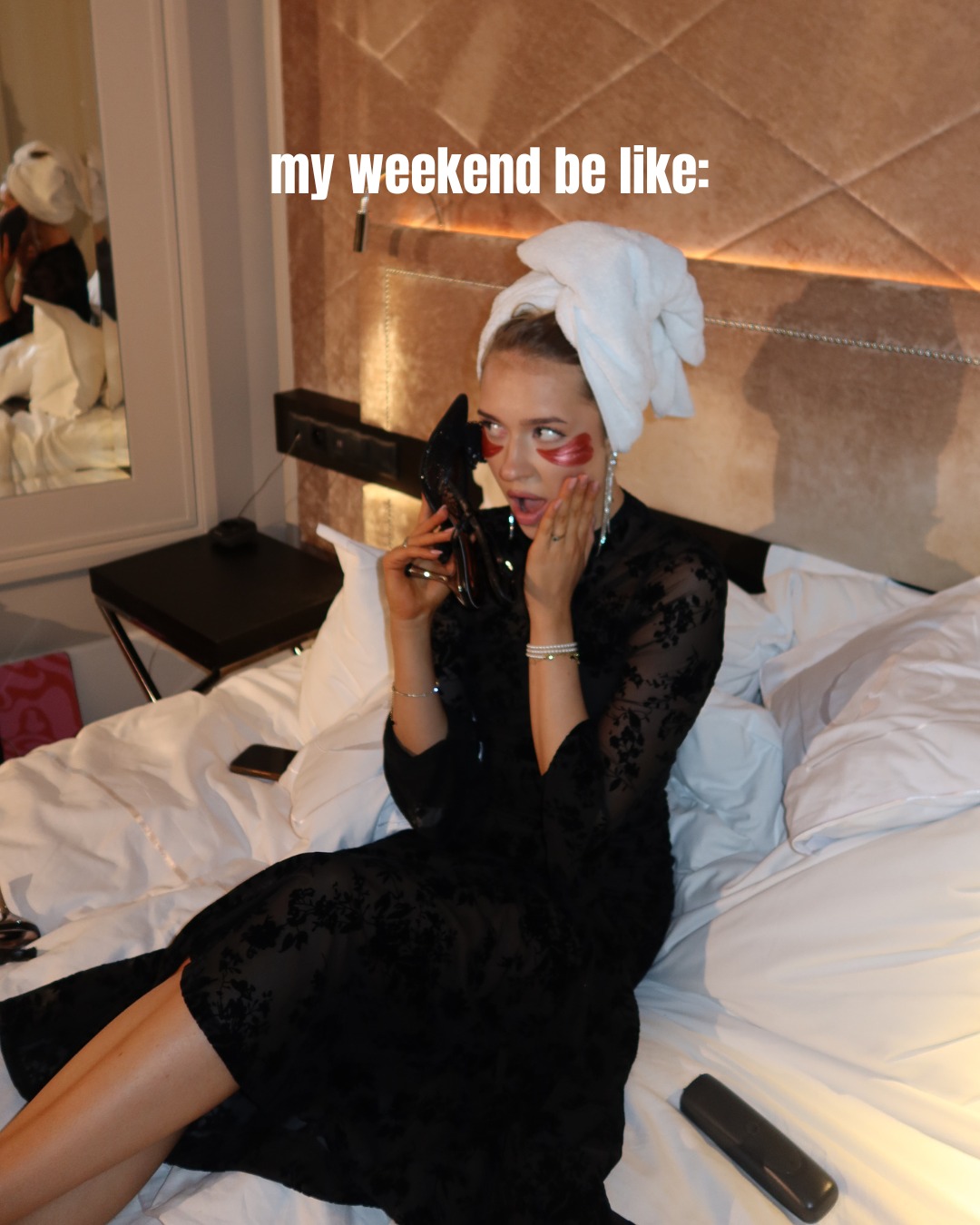 My weekend be like 💅
Evening dress on, planów brak - Valentine’s vibe w wersji real life 💘
Shop at renee.pl