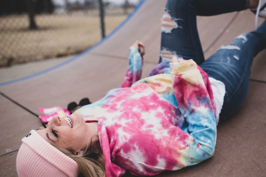 bluza tie dye