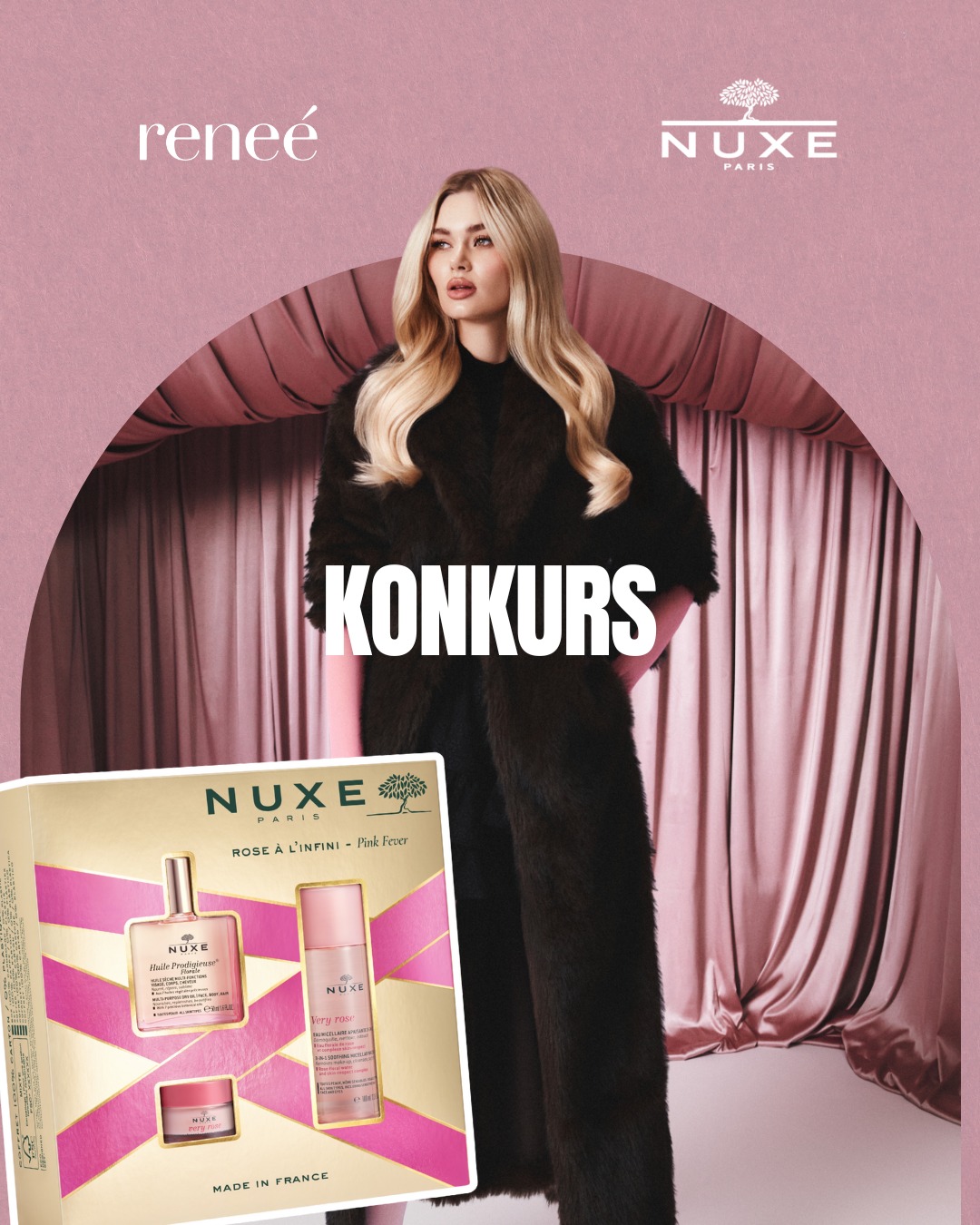 Wejdź w 2026 z nową pielęgnacją i pewnym stylowym krokiem ✨
Przygotowaliśmy dla Was razem z @nuxe_polska noworoczny super konkurs!Wygrywa aż 5 osób! Oto nasze nagrody:
🎁 5x zestaw kosmetyków od @nuxe_polska
🎁 5x voucher o wartości 100 zł do wykorzystania na stronie renee.plZadanie konkursowe:1. W komentarzu odpowiedz na pytanie: „Jak zamierzasz odświeżyć swój modowo-beauty styl w 2026?”
2. Oznacz swoją bestie do wzięcia udziału w konkursie.
3. Będzie nam miło, jeśli zaobserwujecie profile @reneegirls oraz @nuxe_polska.Wygrywają najbardziej kreatywne komentarze! Na udział macie czas do 20.01 do końca dnia, 21.01 w komentarzu pod postem konkursowym ogłosimy wyniki konkursu :)Trzymamy kciuki! <3