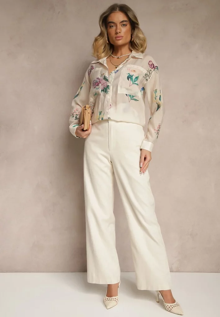 Koszyla a'la mgiełka z kwiatowym printem