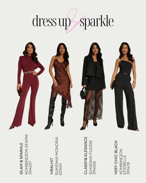 Girls, ready to sparkle? ✨
Powiedzcie nam - który outfit wpadł Wam w oko? 💋#reneegirls