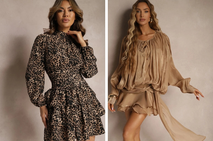 sukienki z bufkami stylizacje