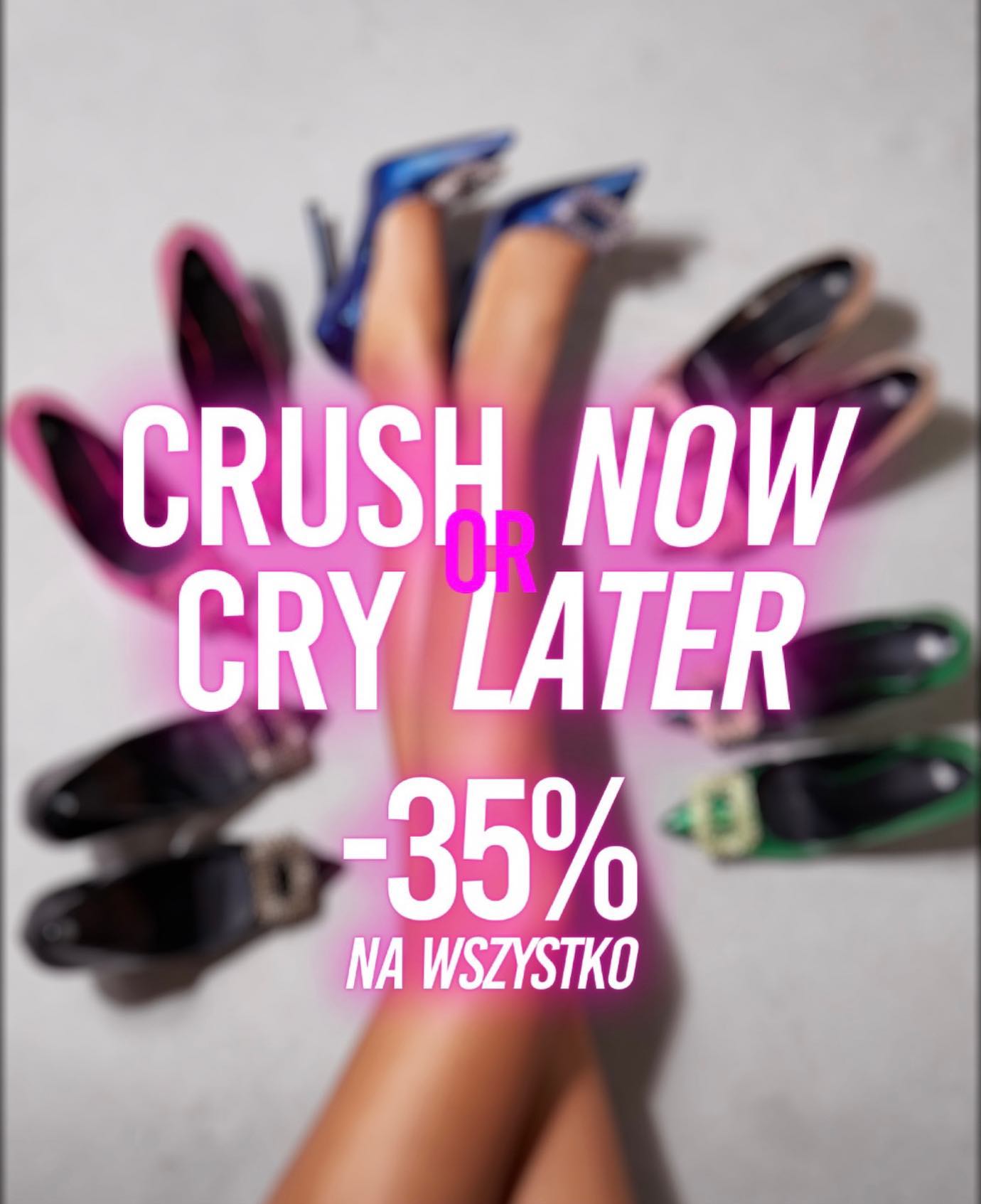 -35% na WSZYSTKO! Czyli CRUSH NOW OR CRY LATER! 🛍 Zgarnij najgorętsze trendy na dobry początek miesiąca! 🔥
Kod: CRUSH
Dajcie znać co znajduje się w Waszych koszykach! 🛒
#reneegirls #reneepl #reneeshoes #promocja #kobieta #zakupy #buty